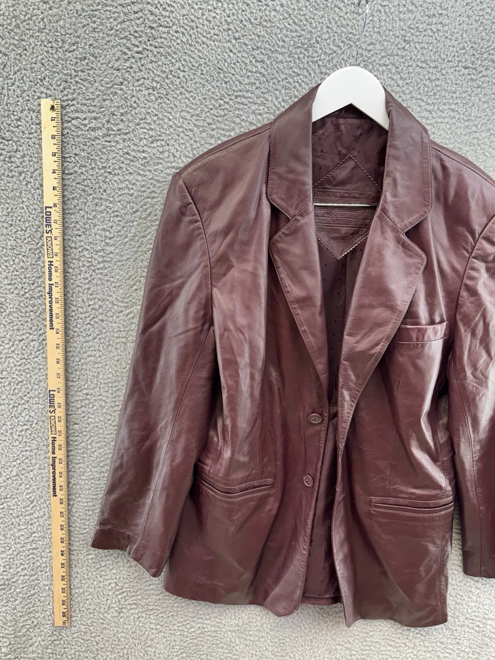 Chaqueta Roundtree & Yorke Marrón Cremallera Completa Pecho Talla 21 pulgadas POG Foto 2 de 4