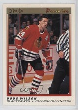 1990-91 O-Pee-Chee Premier Doug Wilson #129 HOF 0a4