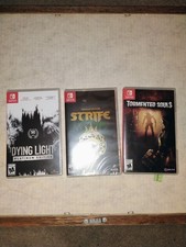 Nintendo Switch games 3 game bundle Dying Light,Strife, Tormented souls