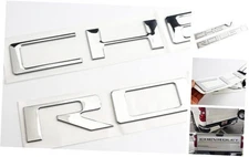 3D Raised Tailgate Inserts Letters Badges Emblems with 3M Strong Adhesive