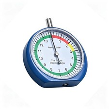 Color-coded Dial Tire Tread Depth Gauge 1432 For Car Truck Motorcycle Safety Color-coded Dial Tire Tread Depth Gauge 1432 For Car Truck Motorcycle Safety