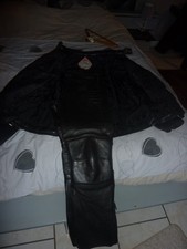 ensemble blouson et pantalon cuir RICHA vintage