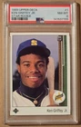 1989 UPPER DECK KEN GRIFFEY JR STAR ROOKIE RC PSA 8