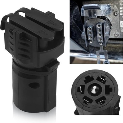 2-in-1 7 Pin to 4 Pin Trailers Adapter, Plug-and-Play Trailers Light Adapters fo