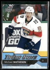2016-17 UD Young Guns Michael Matheson Montreal