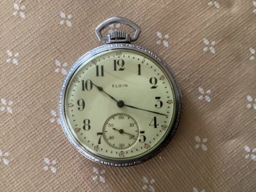 Antique 1903 Elgin Pocket Watch / Works Great
