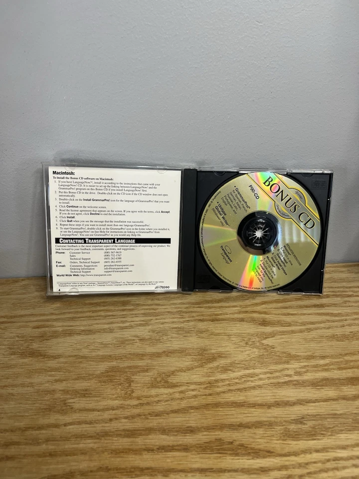 Transparent Language Bonus CD CD-Rom  Software - Image 2 of 3