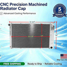 4 Rows 26 Wide Core Radiator For 69-88 Chevy Camaroimpalacutlass New