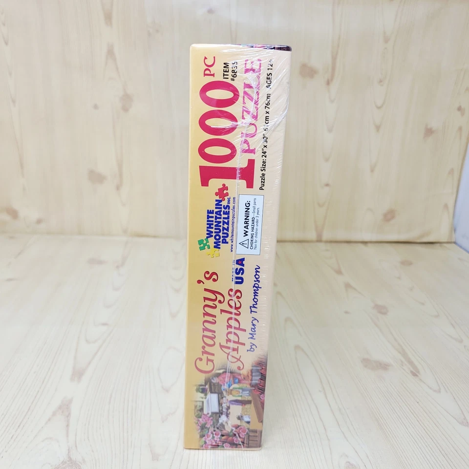 White Mountain Granny’s Apples 1000 piece puzzle 2010 RARE NEW SEALED! - Image 4 of 4