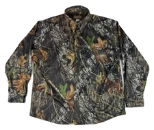 Scentloc Savanna EXT Men’s XXL Camouflage MOSSY OAK BREAKUP Button Down Shirt