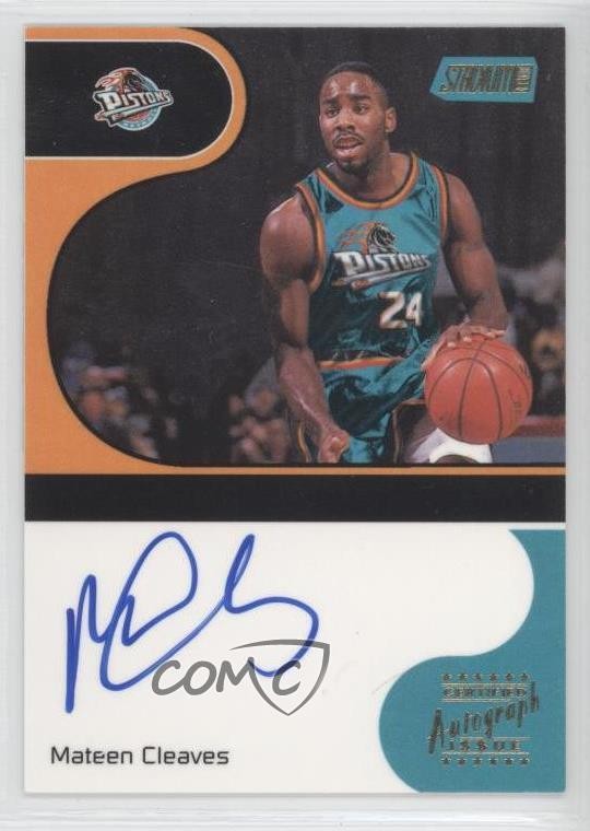 2000 Topps Stadium Club Lone Star Signatures Mateen Cleaves Rookie Auto RC 0c2