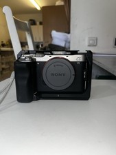 Sony Alpha A7C Mirrorless Digital Camera Body Silver  With Cage And Battery
