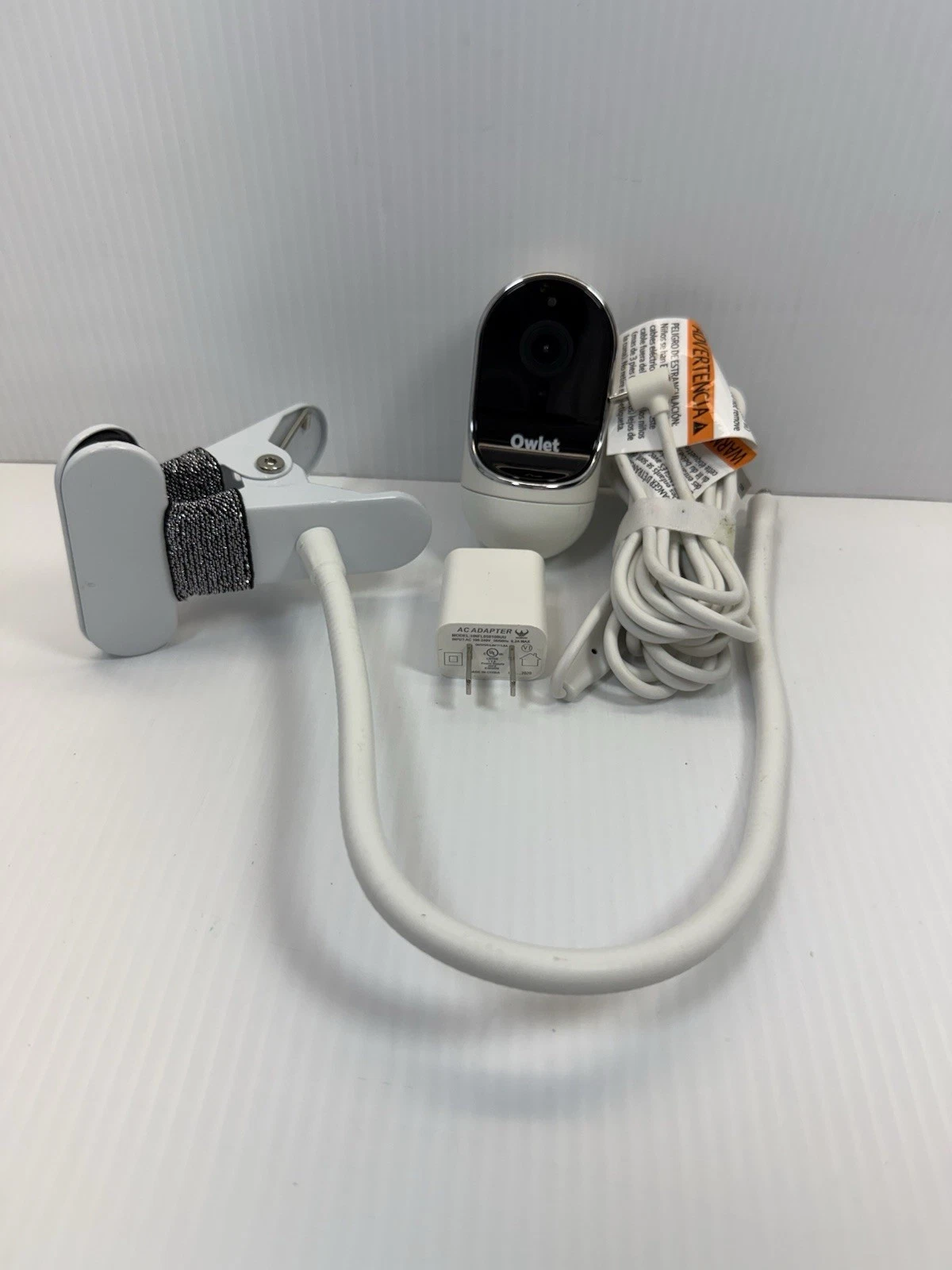 Owlet Cam Smart 1st Gen Video Baby Monitor Camera With Power Cable Mount
