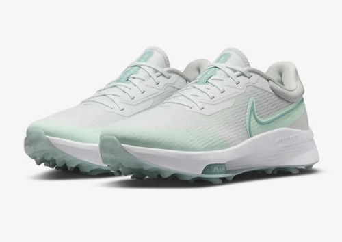 Mens Size 13 Nike Air Zoom React White/Mint Green Golf Shoes DC5221-143 NEW - Picture 3 of 7