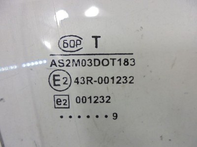 Lada 2110 1999 Fenster Scheibe Tür hinten 43R-001232 AOJ65559