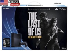 Sony PlayStation 4 500GB Game Console with GTA V and The Last of