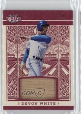 2025 Leaf Lumber Game Used Lumber Red 4/4 Devon White #GL-35 17uv
