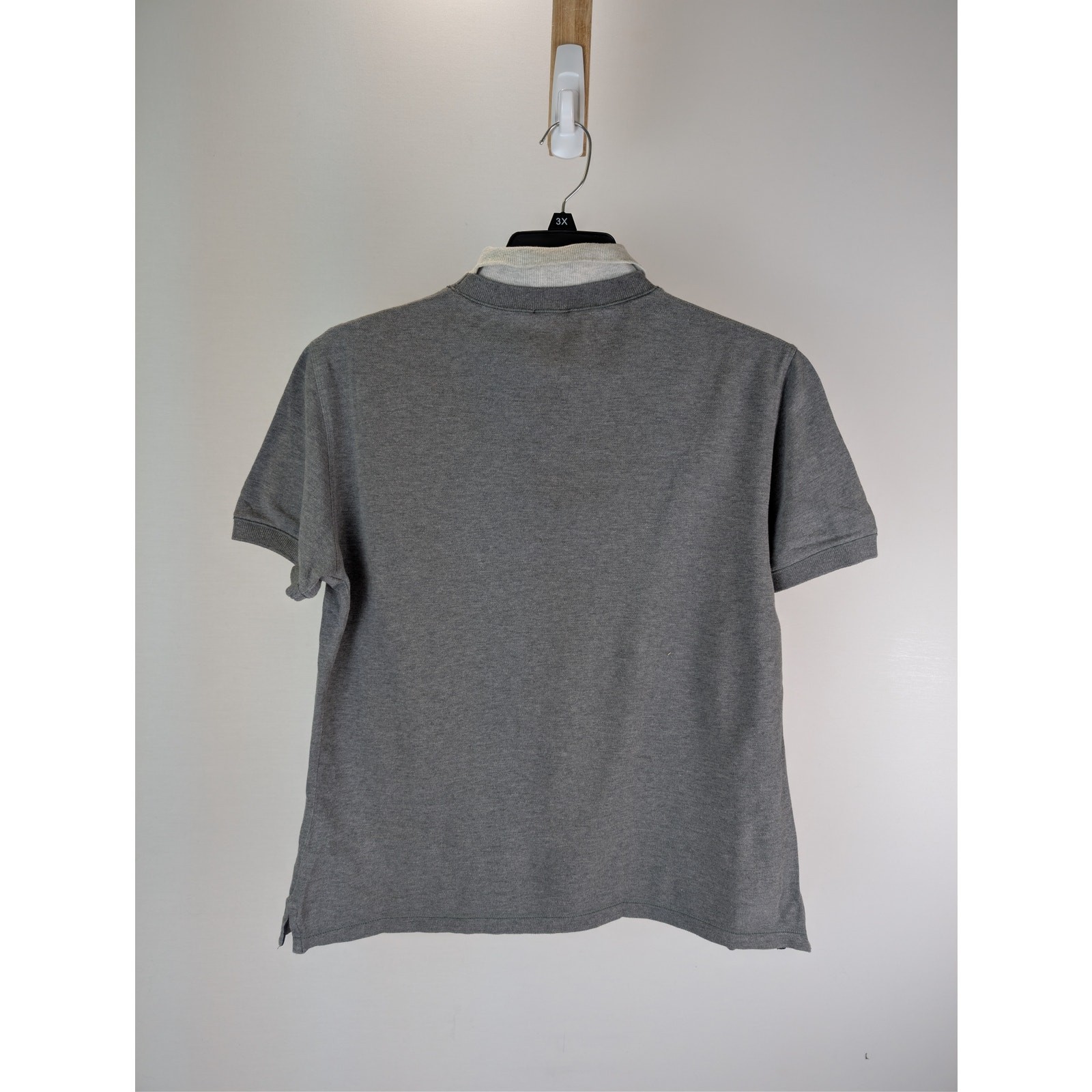 Brunello Cucinello CC20 grey cotton polo shirt with a white collar Used Medium image 9