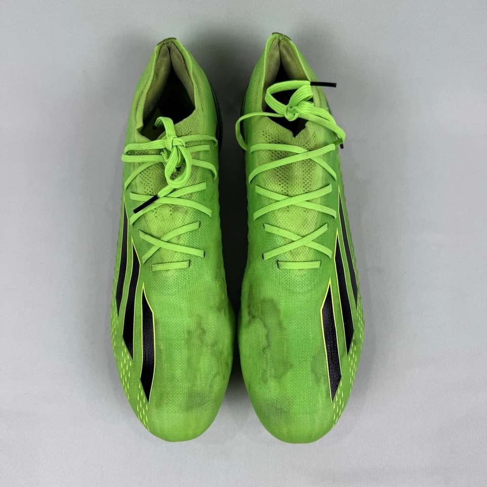 Botines de fútbol Adidas X SpeedPortal.1 FG verde solar GW8426 talla para hombre EE. UU. 11 Foto 2 de 4