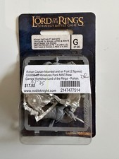 Games Workshop Lord of the Rings Rohan Captain Mounted and on Foot 07-35 LotR