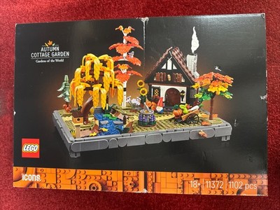 LEGO Icons: Autumn Cottage Garden 1102 Teile (11372) 18 + Neu & Versiegelung Kratzer & Knitter Bo