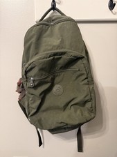 Mochila grande Kipling Seoul, tonal verde cansado - LIGERA