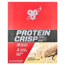 Protein Crisp, Vanilla Marshmallow, 12 Bars, 1.94 oz (55 g) Each