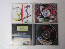 Sega Saturn White Console Power Memory BioHazard  Nights Box Manual