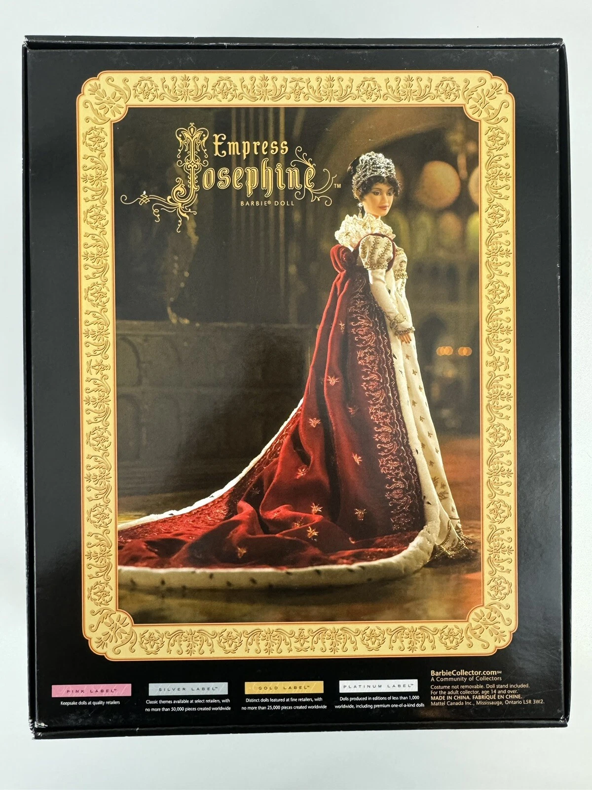 NEW Empress Josephine Barbie Collector Gold Label Women in Royalty Series G8051 - Picture 16 of 24