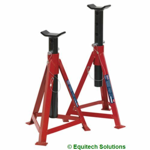 Sealey AS3000 2.5 Tonne Each (5 Tonne Set) Medium Height Axle Stands - Picture 2 of 5