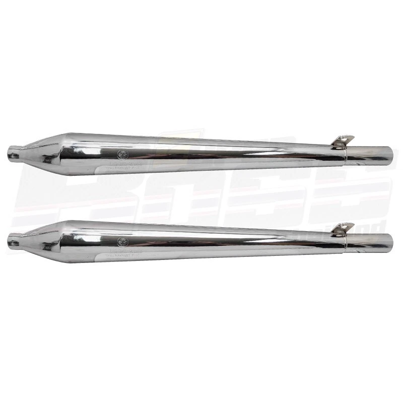 Silenciador de escape para HONDA CB77 CB72 Superhawk 305 250 R+L ***Estilo BM*** Foto 3 de 4