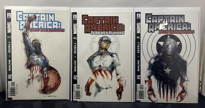 CAPTAIN AMERICA Dead Men Running Issues #1-3 Complete Mini Series (2002)