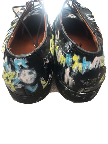 *Absodeitly Custom US 10.5 Bostonian Elements Black Oxford Shoes - Picture 4 of 8