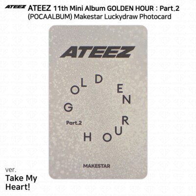 ATEEZ Golden Hour Part.2 Makestar Pocaalbum Luckydraw Photocard