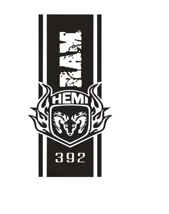 For Dodge Ram 1500 2500 3500 Car Graphics Stripe Hood Vinyl Decal Stickers New - Изображение 4 из 4