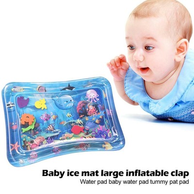 Newborn Baby Inflatable Water Play Mat Cartoon Toddlers Tummy Time