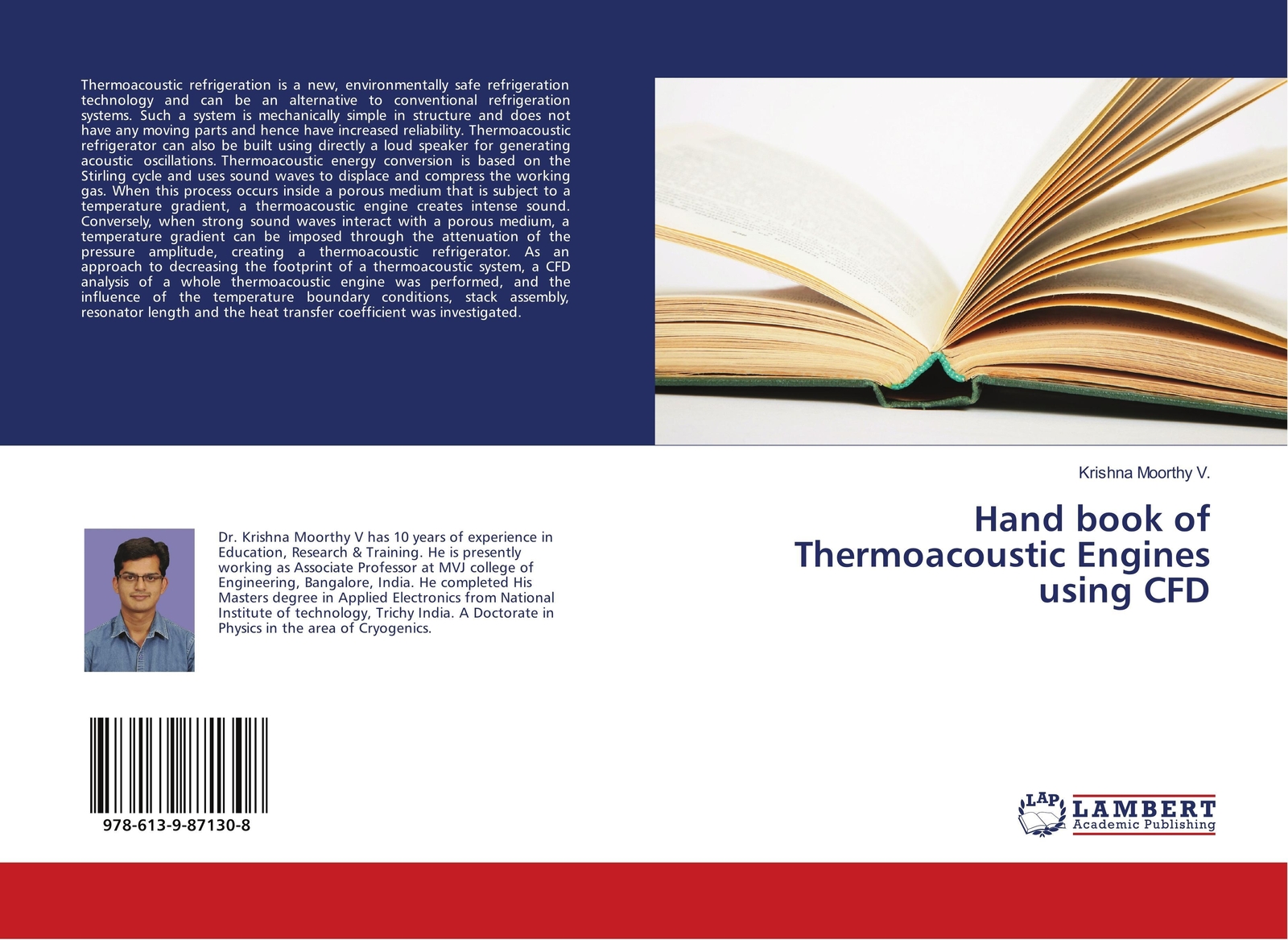 Thumbnail - Hand Book Of Thermoacoustic Engines Using Cfd Krishna Moorthy V.
