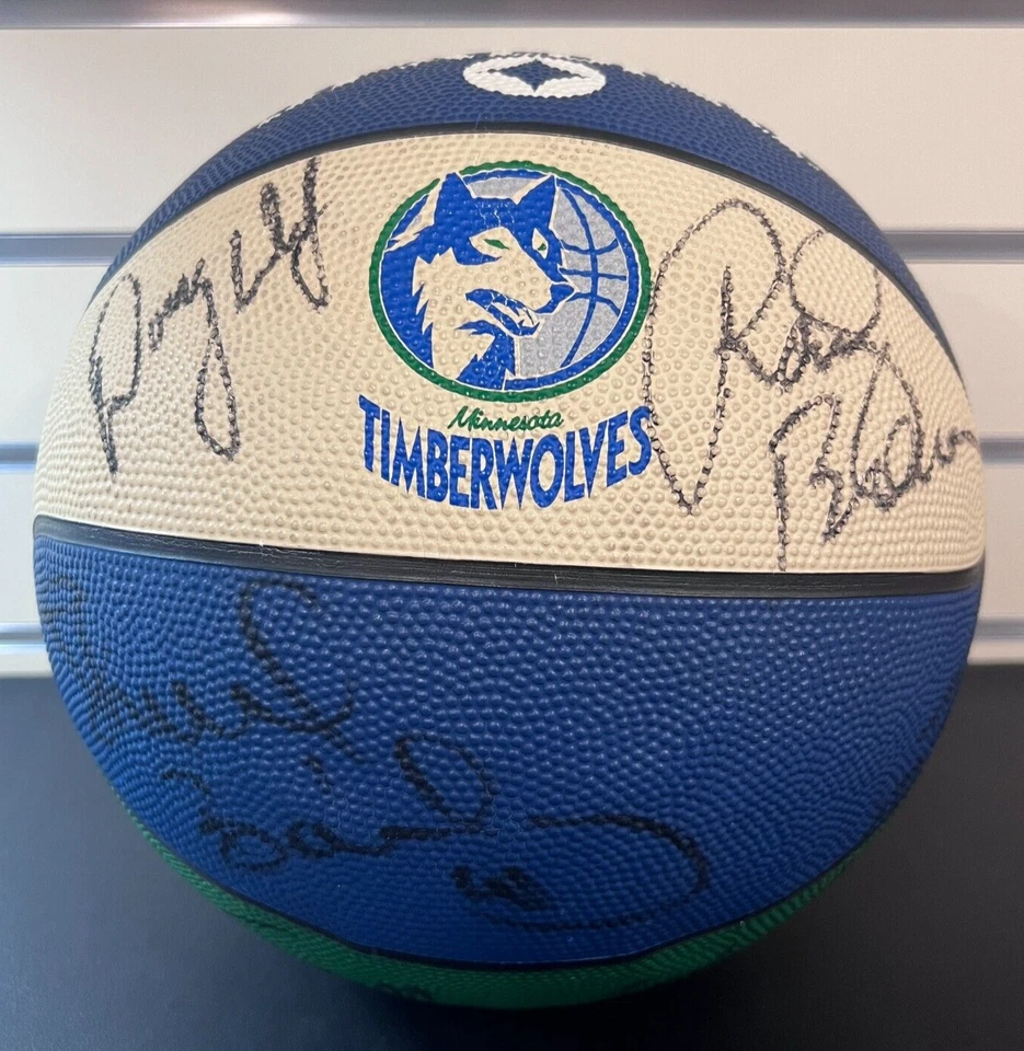 1991-92 Minnesota Timberwolves Signedx14 Team Ball JSA S. Brooks/Etc. NBA w/LOA! - Image 2 of 4