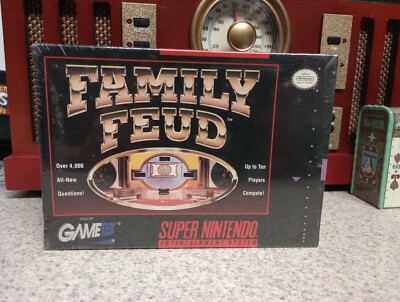 Family Feud Super Nintendo Video Game Brand New Sealed Vintage 1993 SNES 