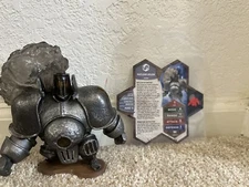 Heroscape Lot “Nuclear Golem” Robot Soulborg Custom Vydar Figure & Card