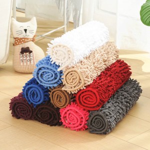 Anti Slip Bathroom Kitchen Door Mats Floor Rug Carpet Doormat Chenille 40 60cm Ebay