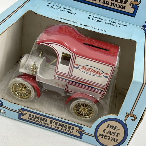VTG Sealed 1987 ERTL 1905 Ford Delivery Car Bank Diecast Metal 1:25 True Value - Picture 11 of 12