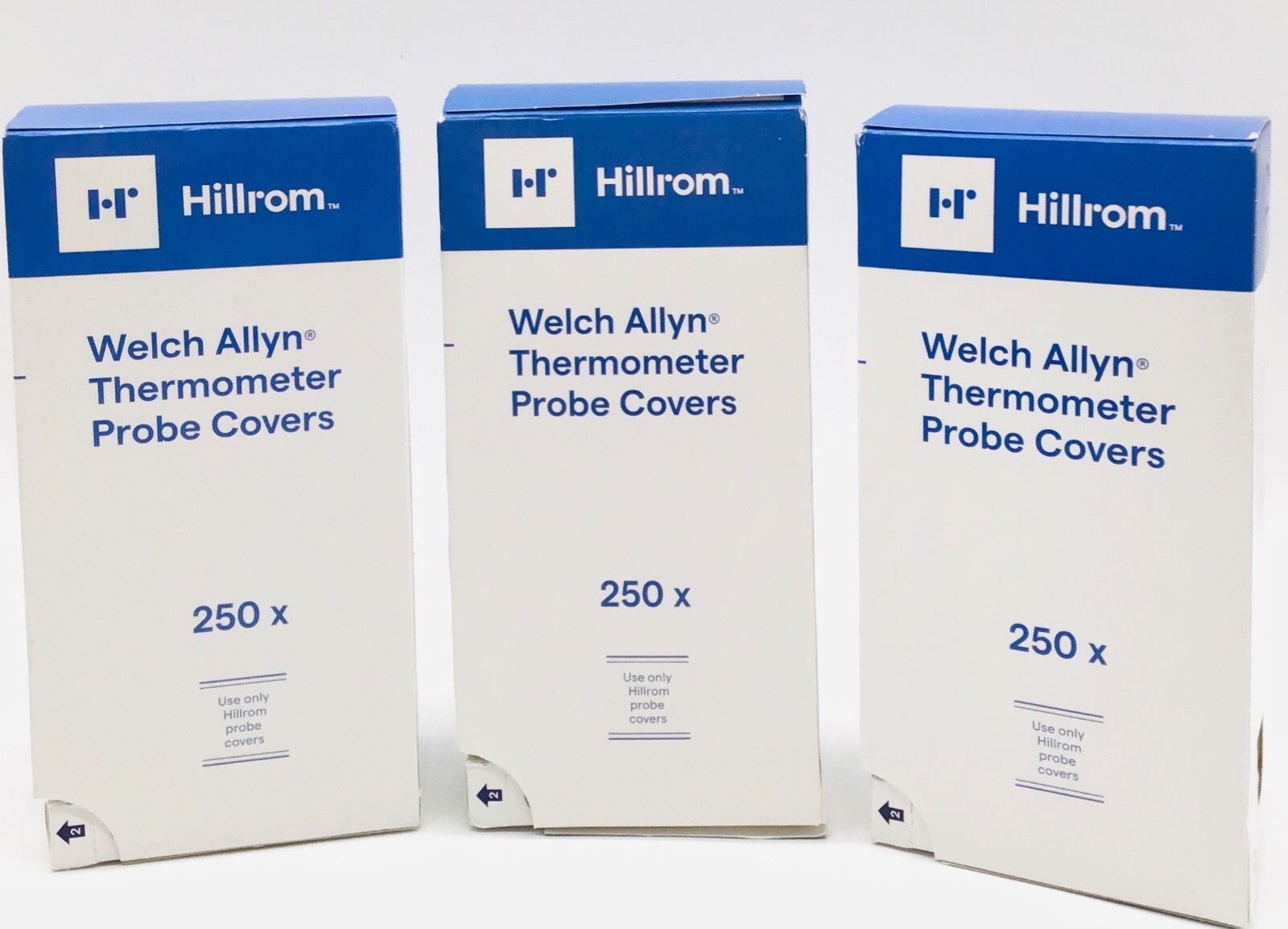 Hillrom Welch Allyn 05031 Therm Probe Covers 250-Pack Box Lot of 3