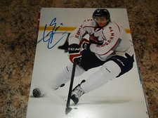 GIORGIO ESTEPHAN LETHBRIDGE HURRICANES BUFFALO SABRES SIGNED 8X10 MATTE PHOTO 1