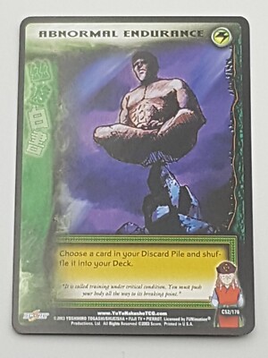 Yuyu Hakusho TCG Einzelkarte Abnormal Endurance NM