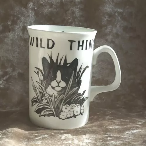 Vintage Felix The Cat Mug Wild Thing Tasted Approved bone china Duchess VGC