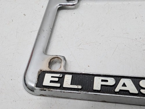 Vintage Motorcycle Dealer License Plate Frame Barnett Harley Davidson El Paso TX - Picture 11 of 14