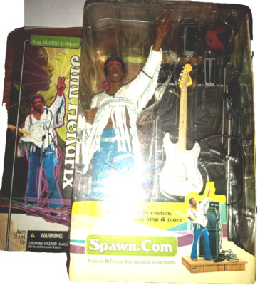 2003 McFarlane Toys Jimi Hendrix Woodstock Concert 1969 Action Figure