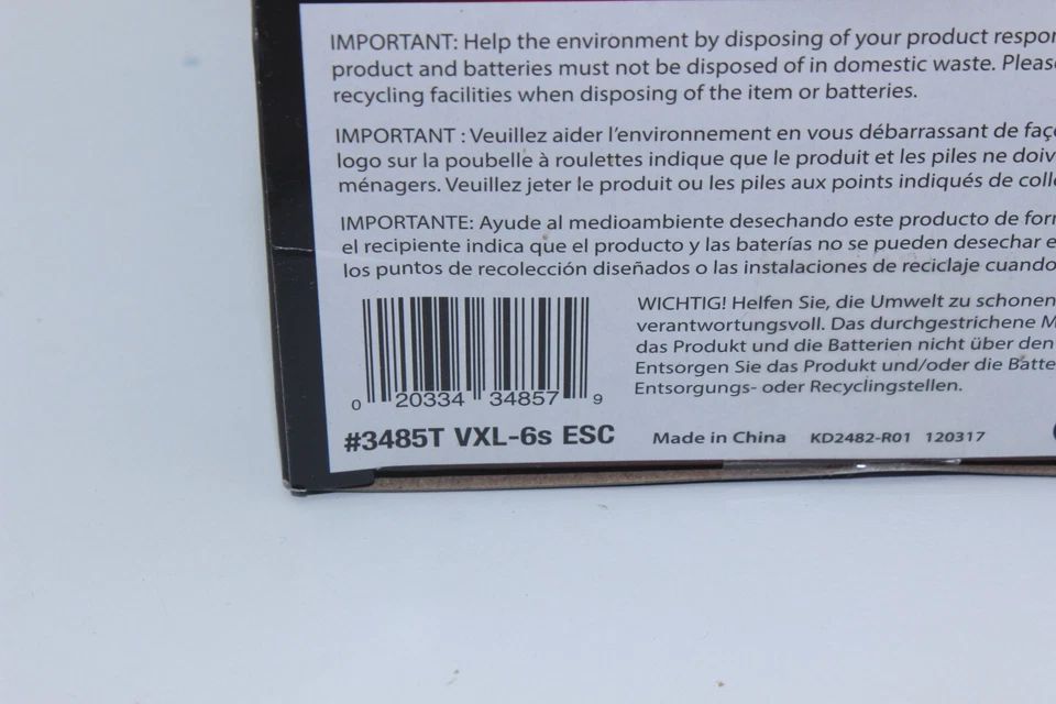 Traxxas TRX 3485 T Velineon VXL-6s Brushless Regler SLEDGE Fahrregler NEU - Bild 2 von 3