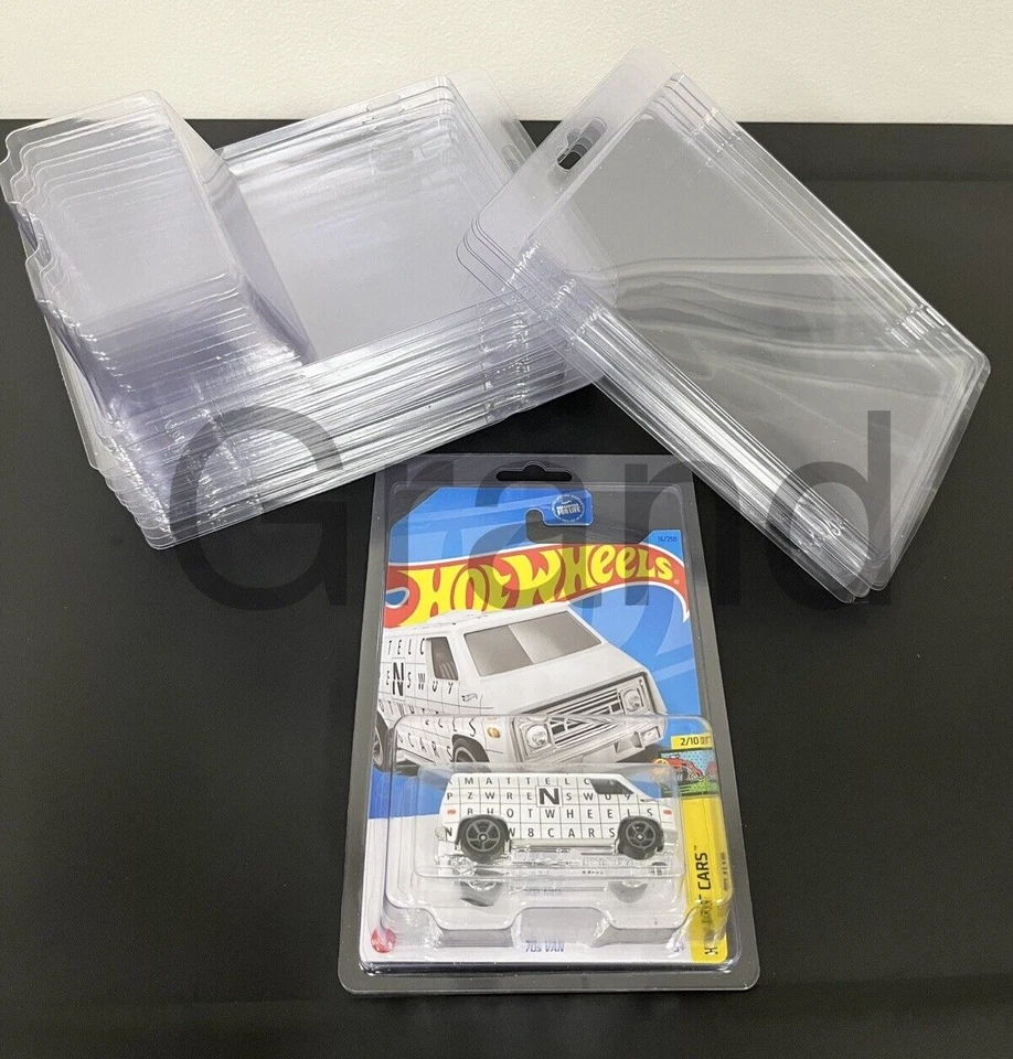 50 Protector Cases For Hot Wheels Matchbox Mainline Blister Pack FREE SHIPPING! - Image 4 of 4